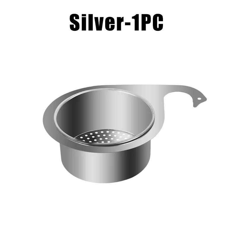 

Фильтр для слива воды из нержавеющей стали, многофункциональный подвесной фильтр для раковины, дуршлаг, сливная корзина, кухонный фильтр для раковины