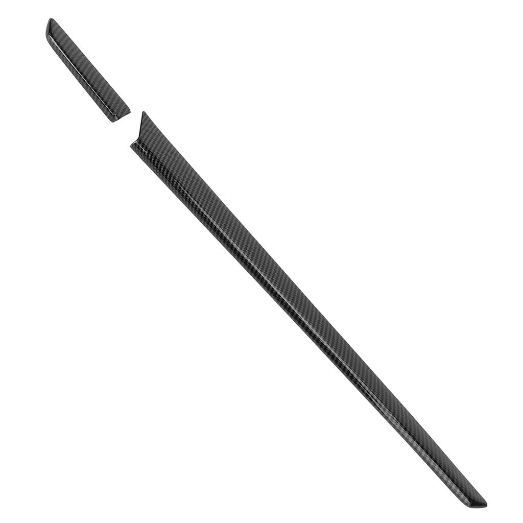 2PCS Center Console Dashboard Panel Cover Trim Kit Carbon Fiber Pattern Interior Decoration Replacement for Isuzu D Max