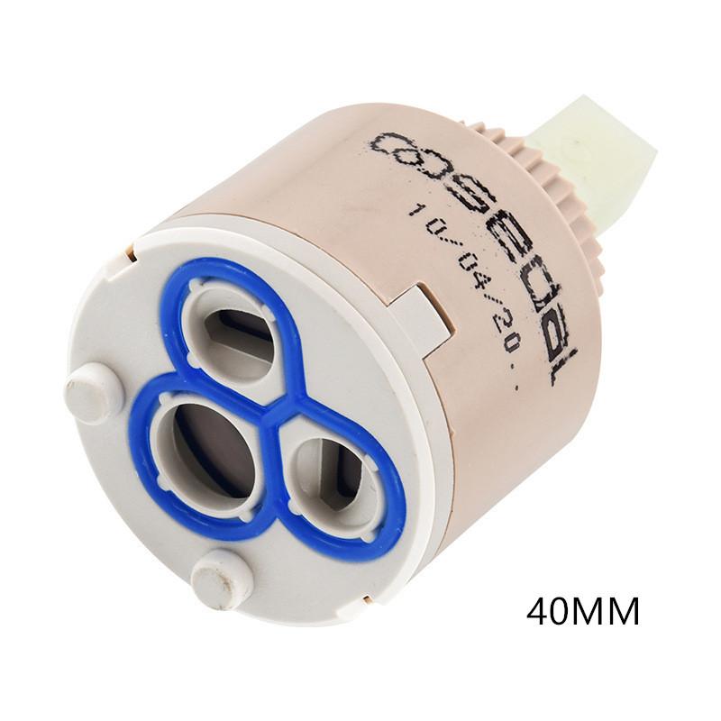 Cartucho 35mm/40mm Ahorro de Agua Bobina Cerámica Grifo Mezclador de Agua Sedal Cartucho para Grifo de Cocina Baño Pieza de Repuesto