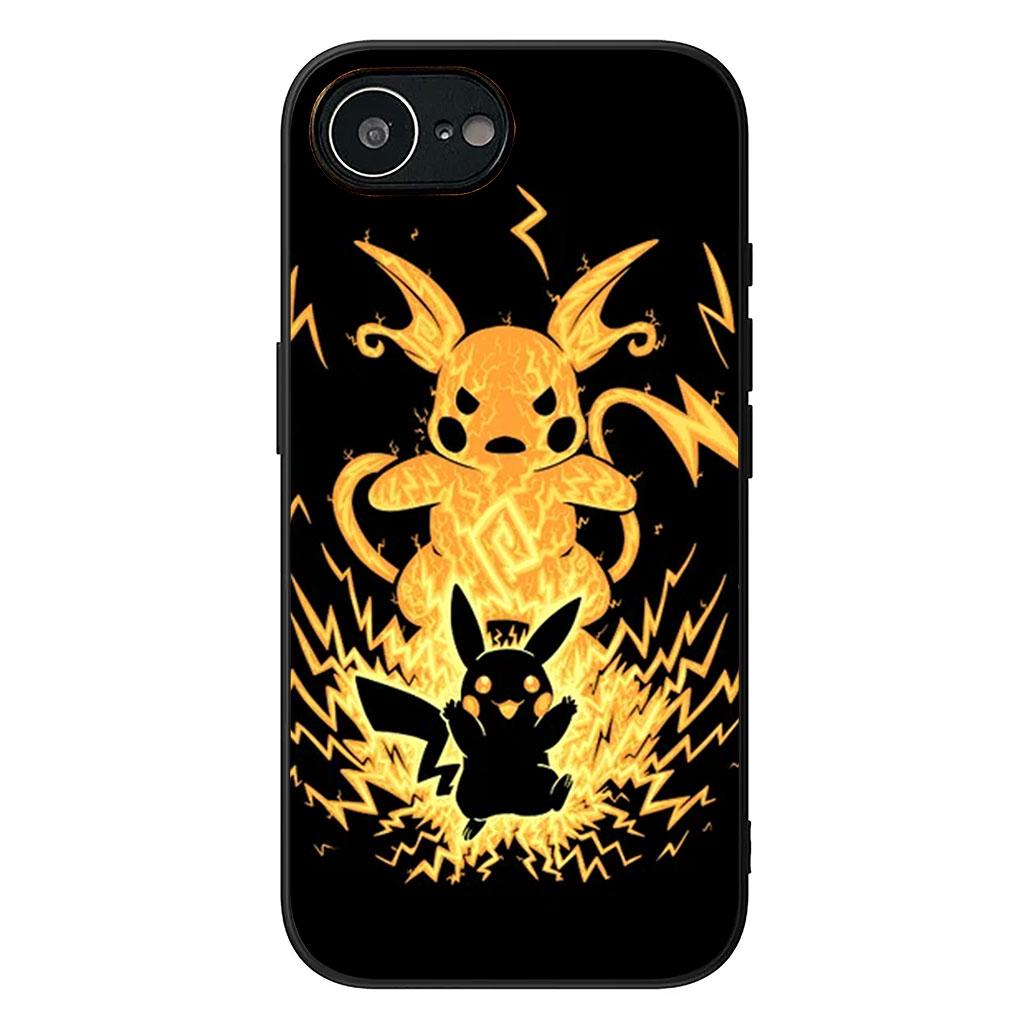 

P-Pikachus P-Pokemons Psyduck Cover for Apple iPhone 16 17 Air 14 15 Pro Max Plus 16+ 16E 14+ ProMax Casing Coque Case iPhone 15 Pro Max
