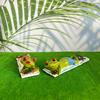 Couple Frog Statue Creative Frog Painter Fashionable Outdoor Vacation Frog Resin Sculpture Home Interior Desktop Decoration