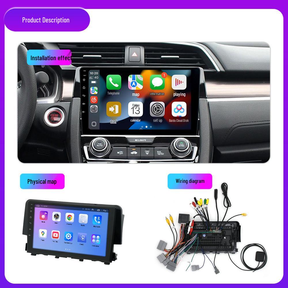 Honda Civic Android Navigation & Rearview Camera Integration