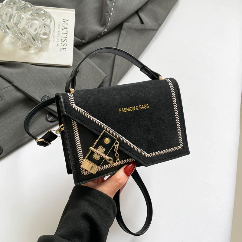 

Single women s bag new premium matte texture women s shoulder bag handbag oblique span bag small square bag