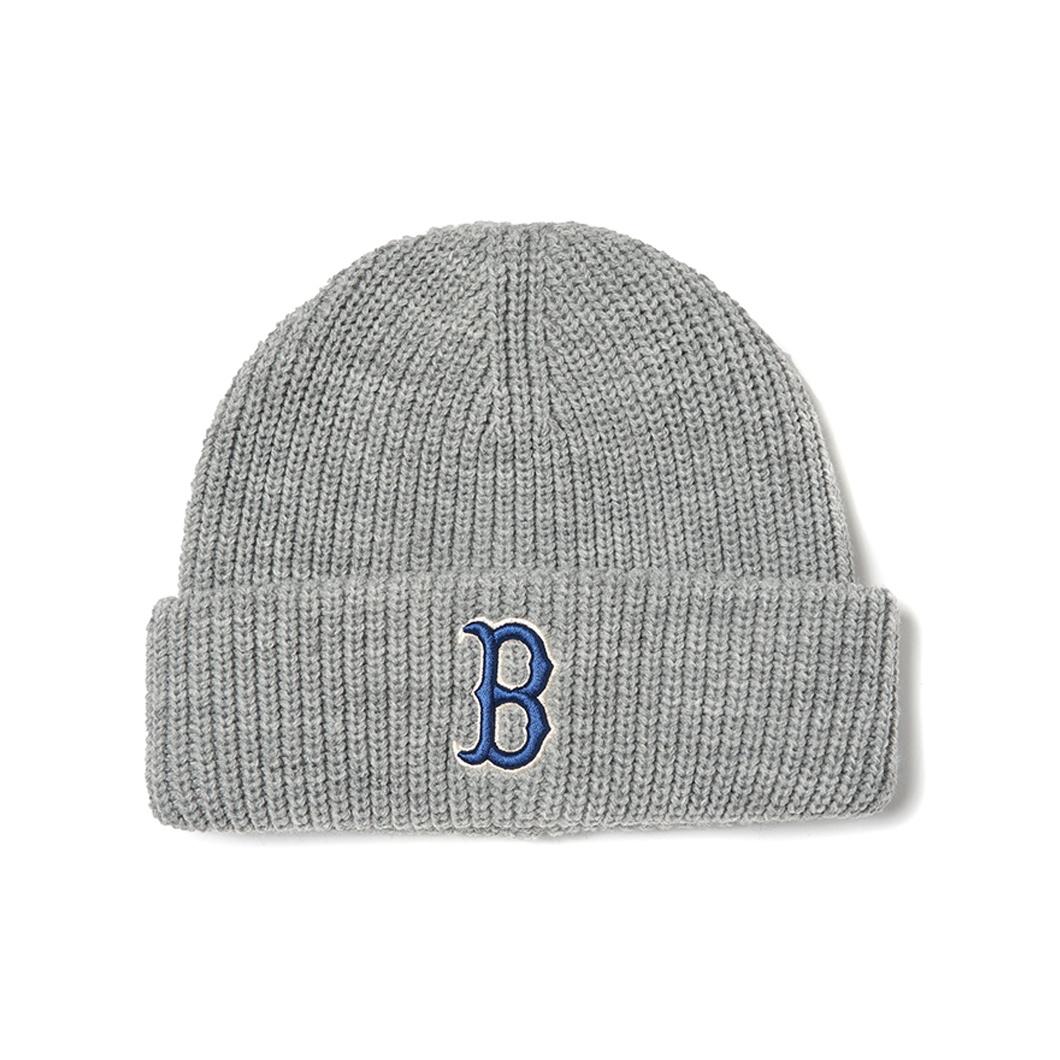 Акриловые шапки-бини MLB Унисекс Серые Модные 3ABNM0736-43MGS OS