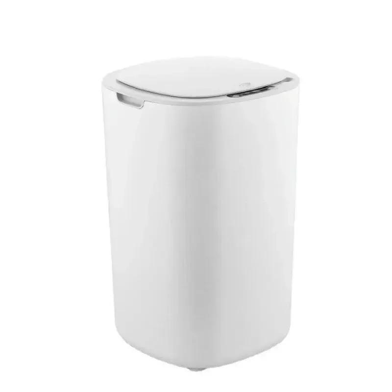 Smart Sensing Mülleimer Automatischer weißer Mülleimer Küche Badezimmer Wasserdichter 12L elektrischer Mülleimer