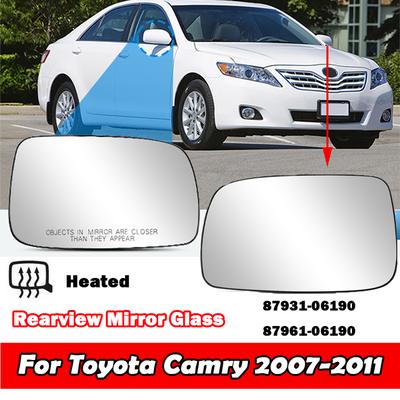 Left/Right Side Heated Rearview Mirror Glass for Toyota Camry 2007 2008 2009 2010 2011 87961-06190 87931-06190