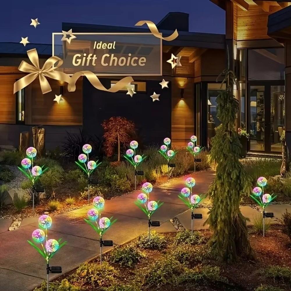 Waterproof Dandelion Lights Solar Powered Solar Yard Lights New Solar Outdoor Lights