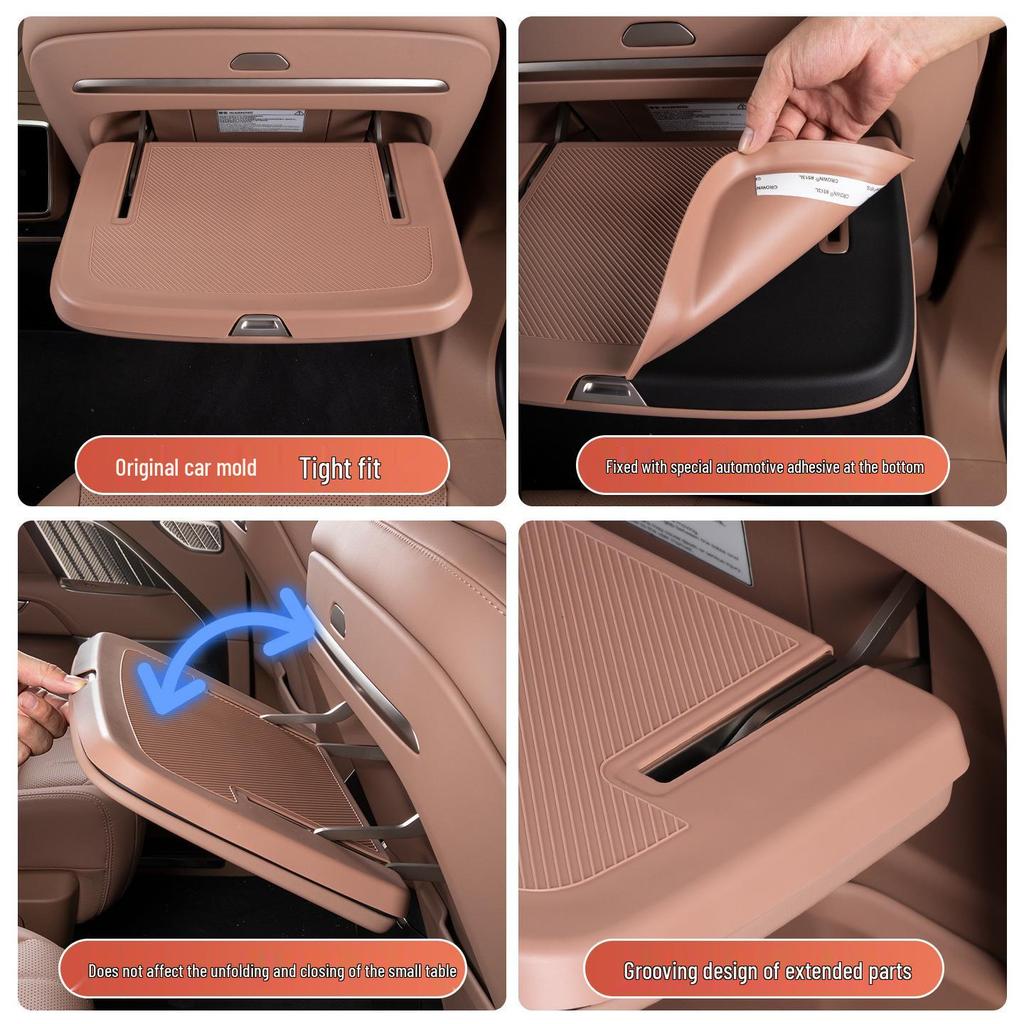 Silicone Anti-Slip Scratch-Proof Pad for Li Auto L90 Middle Row Seat Table