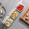 1/10pcs Butter Cheese Storage Box Transparent Kitchen Refrigerator Box Fruit Vegetable Fresh-keeping Organization Cases