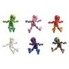 5Pcs/Set Human Skeleton Ornament Mini Halloween Skeleton Figurine with Movable Joints Poseable Articulated Skeleton Decoration