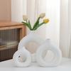 Nordic Ceramic Circle Vase - Creative Home Decor for Living Room