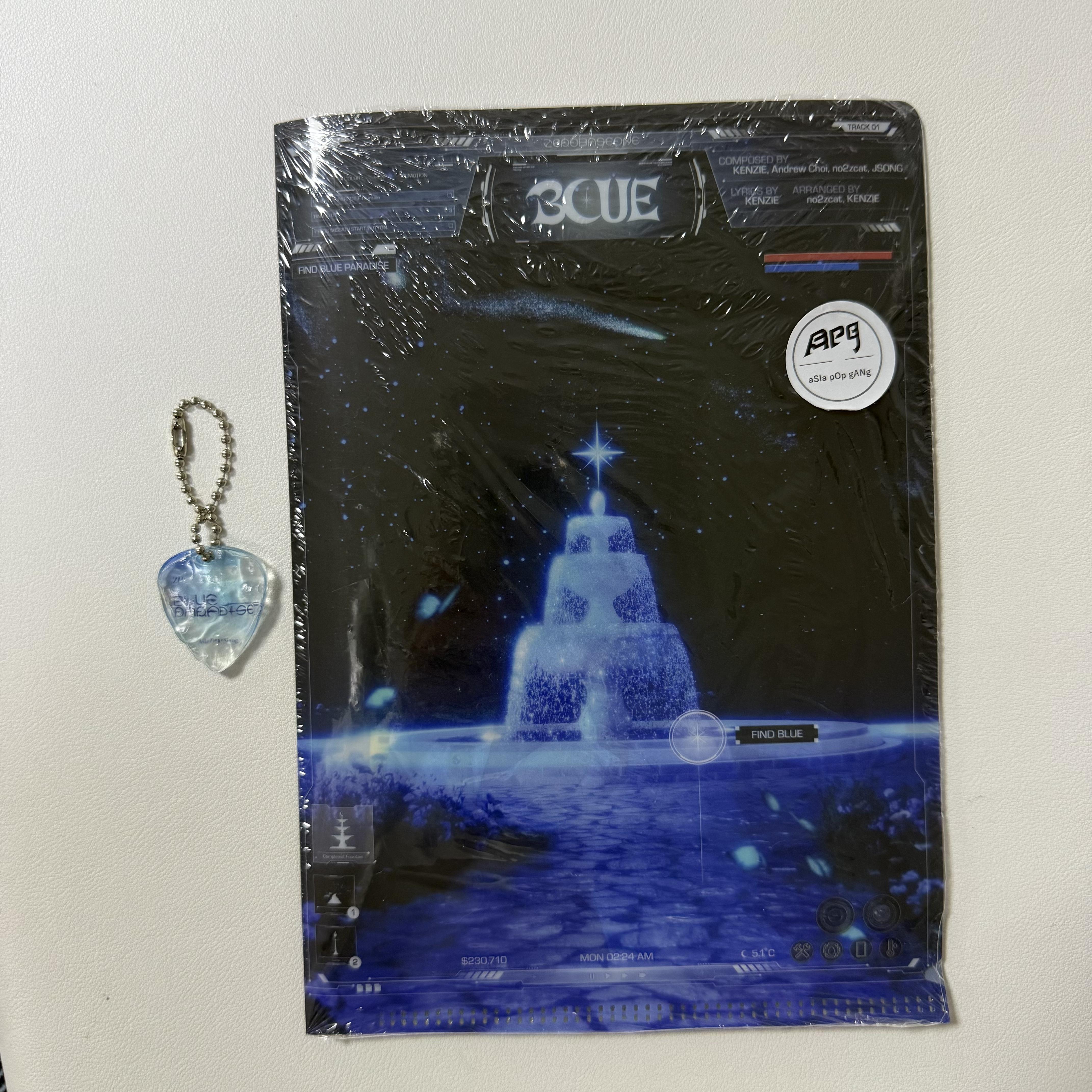 

Альбом ZEROBASEONE - [BLUE PARADISE] 5th Mini EROSE, с брелоком AsiaPopGang Blue