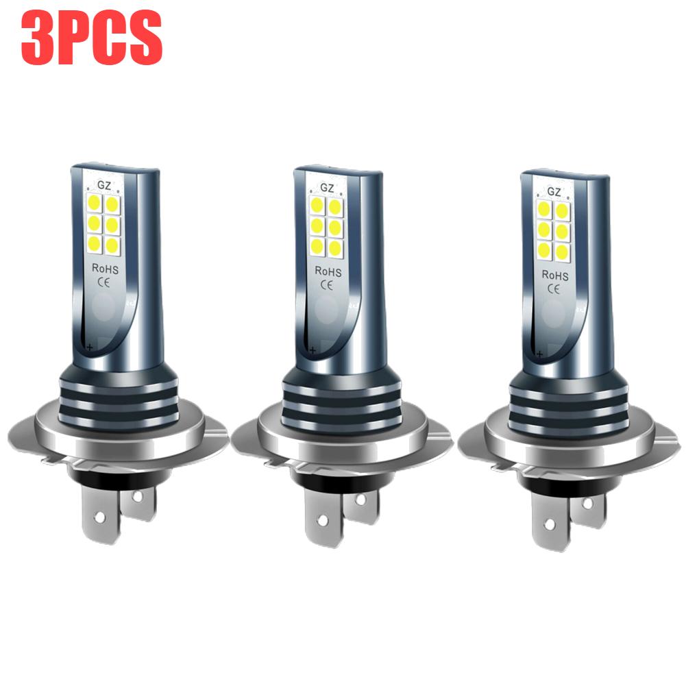 H7 LED Headlight Bulb 12V 24V Car Fog Light Bulb IP67 Waterproof LED Head Lamp Super Bright White 1000LM for Vehicle Accessories