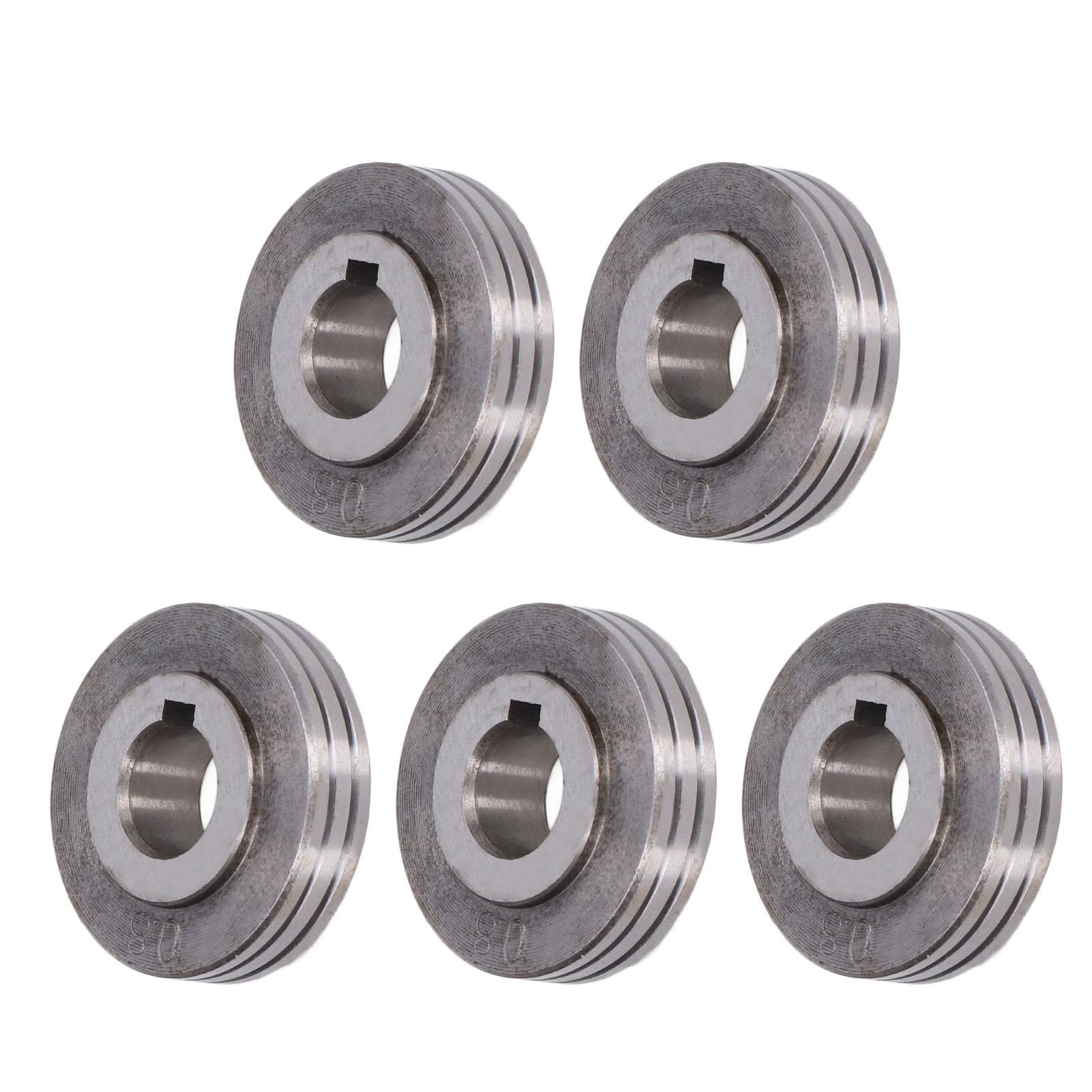 

5 шт. ролик подачи сварочной проволоки 0,81.0мм Направляющее колесо для подачи проволоки с канавкой для сварочного аппарата OTC