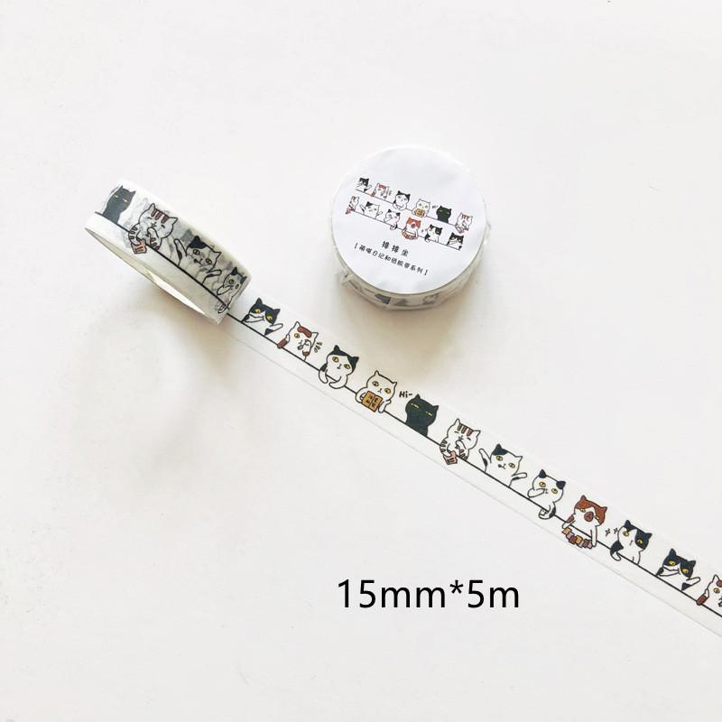 Beautiful Wash Tape Flower Plant Japanese Masking Adhesive Tape Decors Scrap Booking Sticker Label