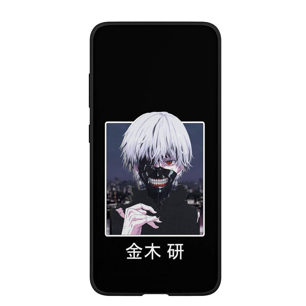 Telefoonhoesje voor iPhone 17 16 15 Plus X Huawei P30 P20 Lite Redmi Note 14 12 11 13 Pro Max OPPO A60 A80 A40 A18 A38 Cartoon Tokyo Ghoul Ken Kaneki Cover for Xiaomi Poco F8 Pro ceilkleur