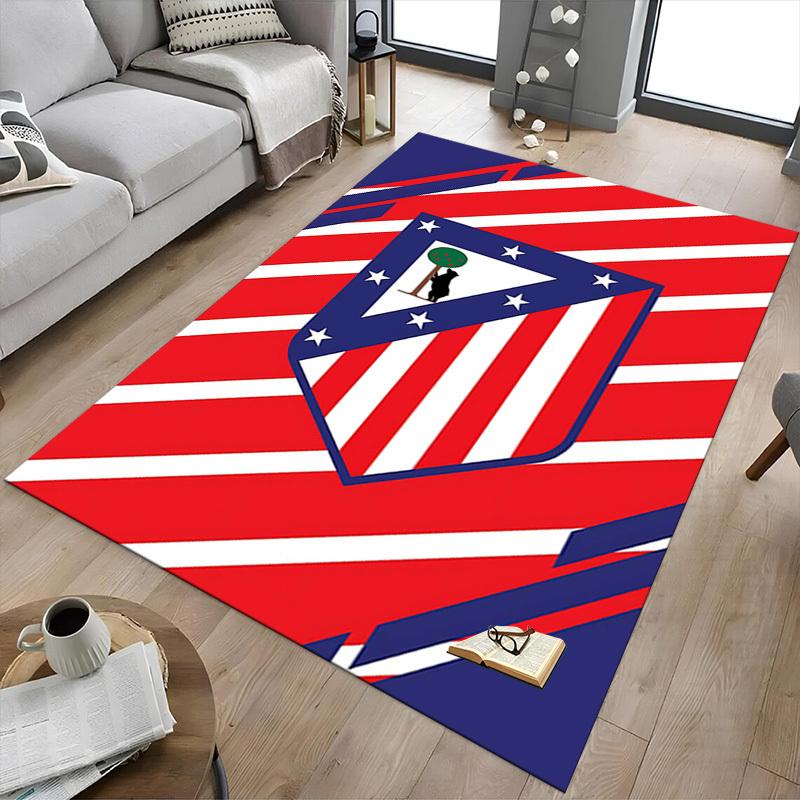 1PC Atletico Madrid Extra Large Non-Slip Floor Carpet, Office, Family, Bedroom, Studio - Large Area Rug Indoor Rugs, Vibrant Colors-A259