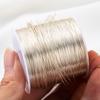 100m/Roll Gold Color Silver Colour Copper Wire for Jewelry Making DIY Bracelet Necklace DIY Colorfast Beading Wire Cord Strings