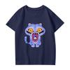 Fashionable Round Neck Short Sleeve Work Clothes Printed Tops For Womens Summer Tops