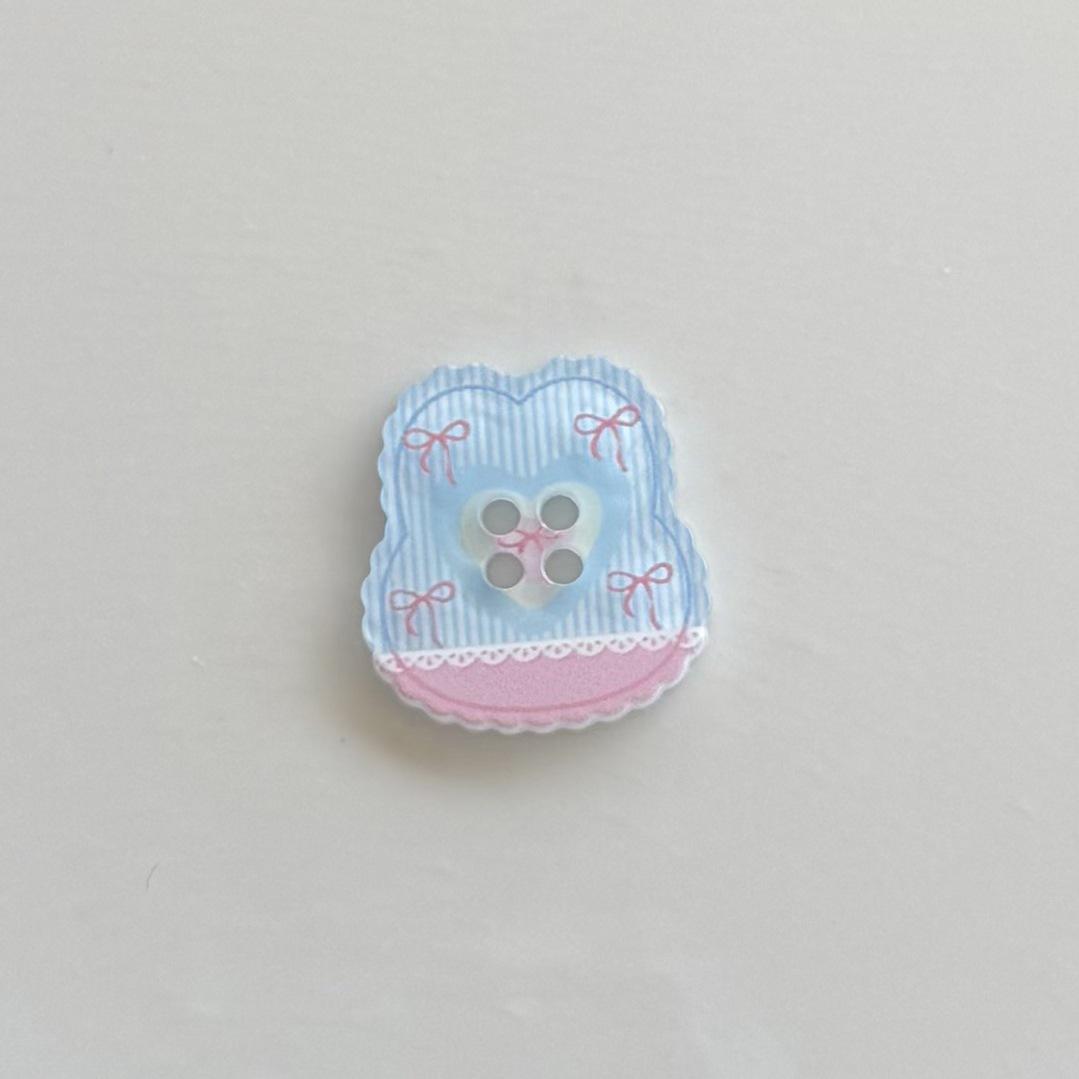 

10Pcs Fresh Candy-colored Cute Cartoon Button DIY Accessories for Kids Clothing Hairpins Cream Gel Phone Cases Flatback Decor