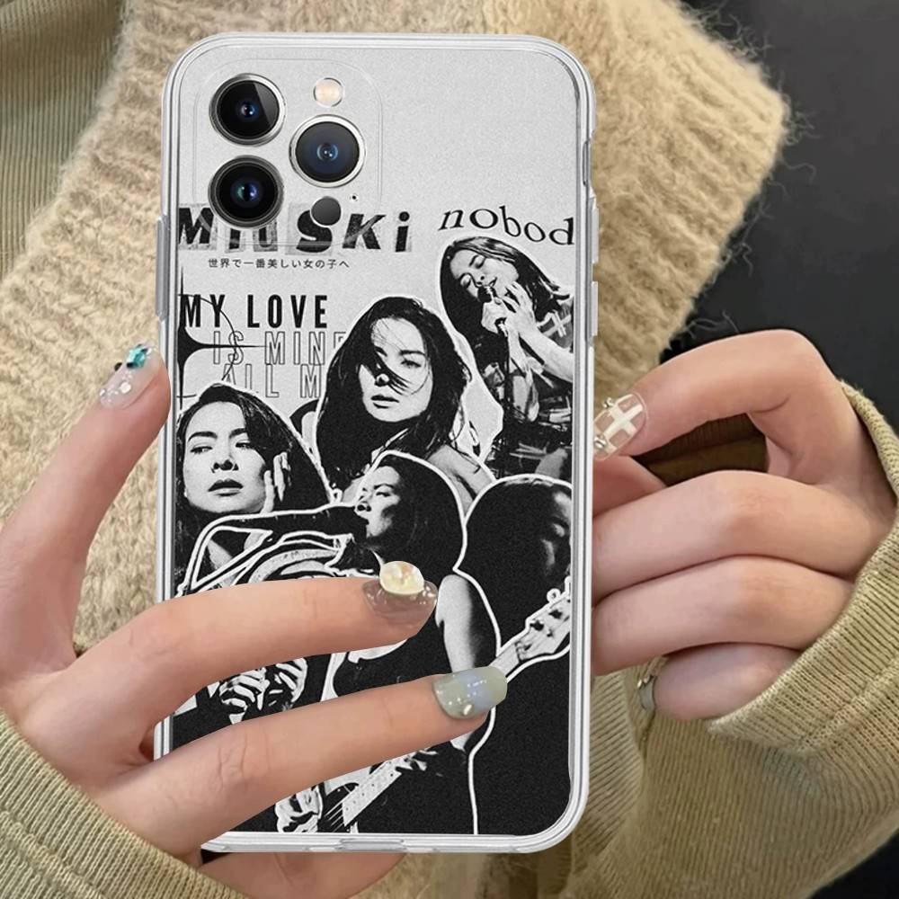 Popular Singer M-Mitski Fit For IPhone 16 15 Promax Phone Case IPhone 14 11 12 High End 13 Pro Silicone