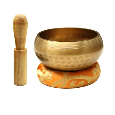 Nepal Tibetische Klangschale Handgefertigtes Klangschalen-Set Kissen Schlägel Meditation Aufbewahrungstasche Meditations-Klangschale Feng Shui