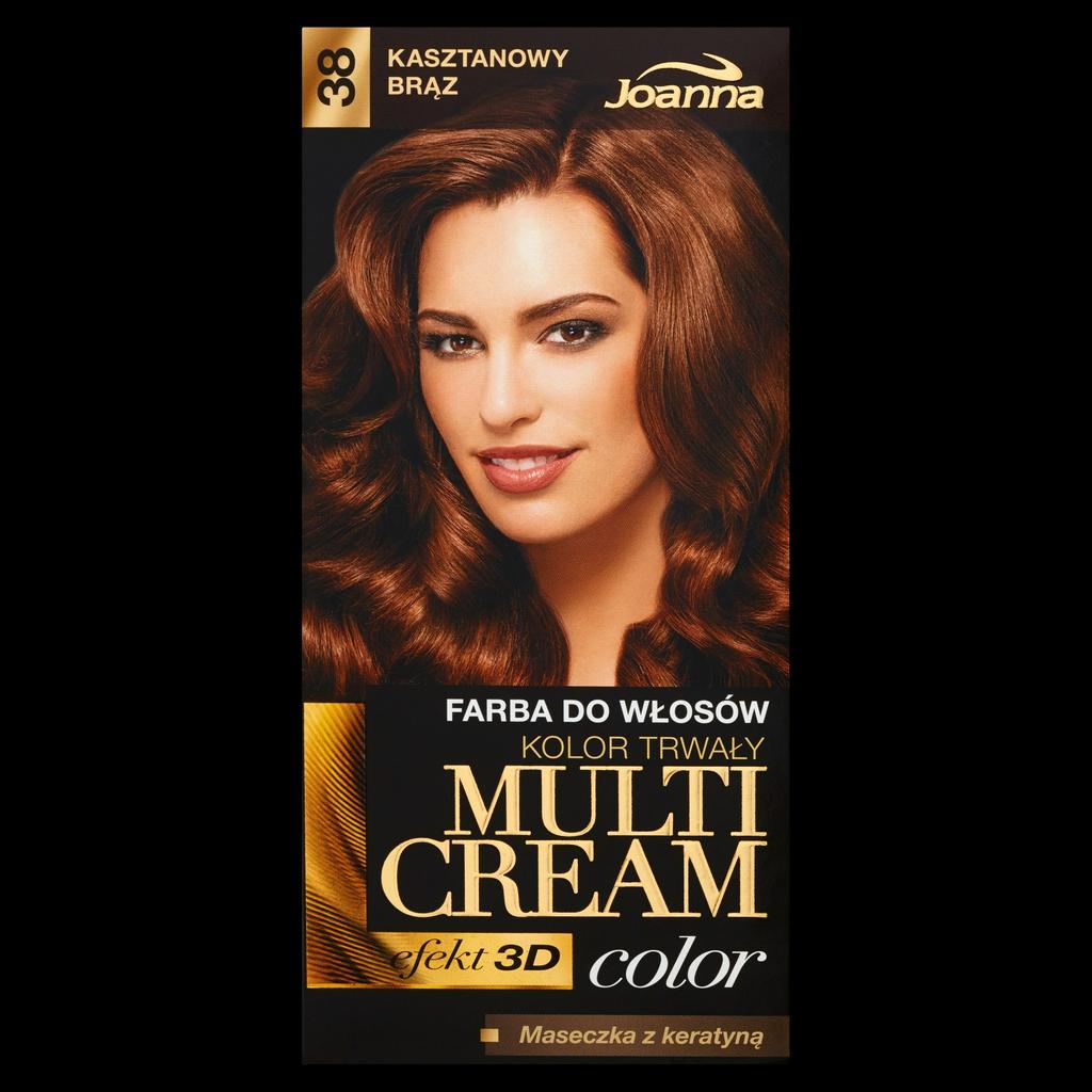 Joanna Multi Cream Color Haarfarbe, Nein. 38 Kastanienbraun 1 Stück