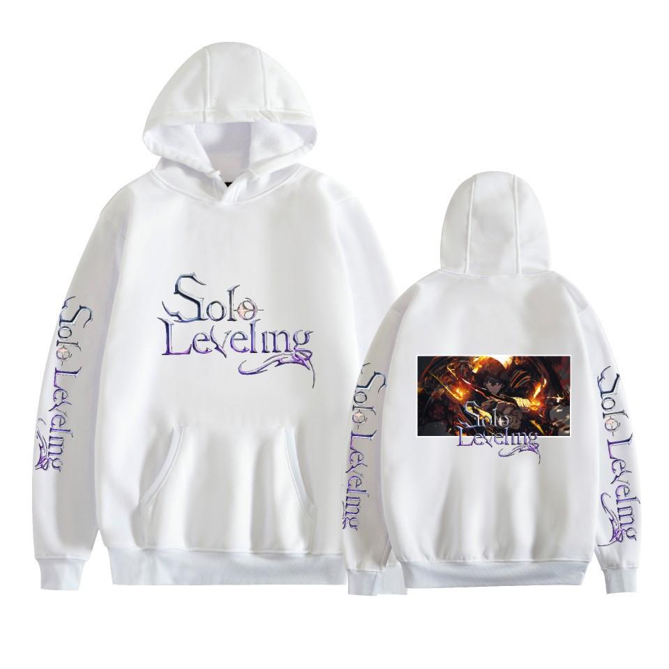 Solo Leveling Cartoon Hoodies Graphic Printed Sweatshirts Casual Long Sleeve Tops for Men Women