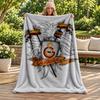 Galatasaray blanket Flannel Blanket Soft Cozy Plush Throw for Sofa Bed Lightweight Home Decoration Gifts for Christmas various holidays