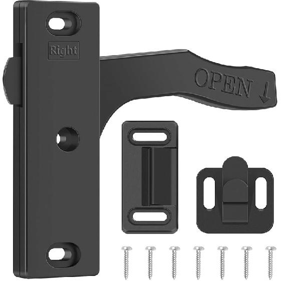 All Metal RV Screen Door Latch (Right Hand), Zinc Alloy Screen Door Handle Latch Replacement Kit For RV Camper, Motorhome, Travel Trailer 1 Pack