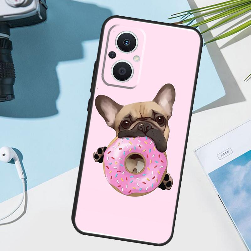 French Bulldog Dog Case For OPPO Reno 11 12 13 13F 12F 11F 8T 7 8 10 Pro OPPO Find X8 Pro X6 X3 X5 Lite Cover