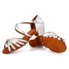 Women Ladies Latin Shoes High Heels Salsa Rumba Waltz Prom Ballroom Dance Sandals Defferent Heels