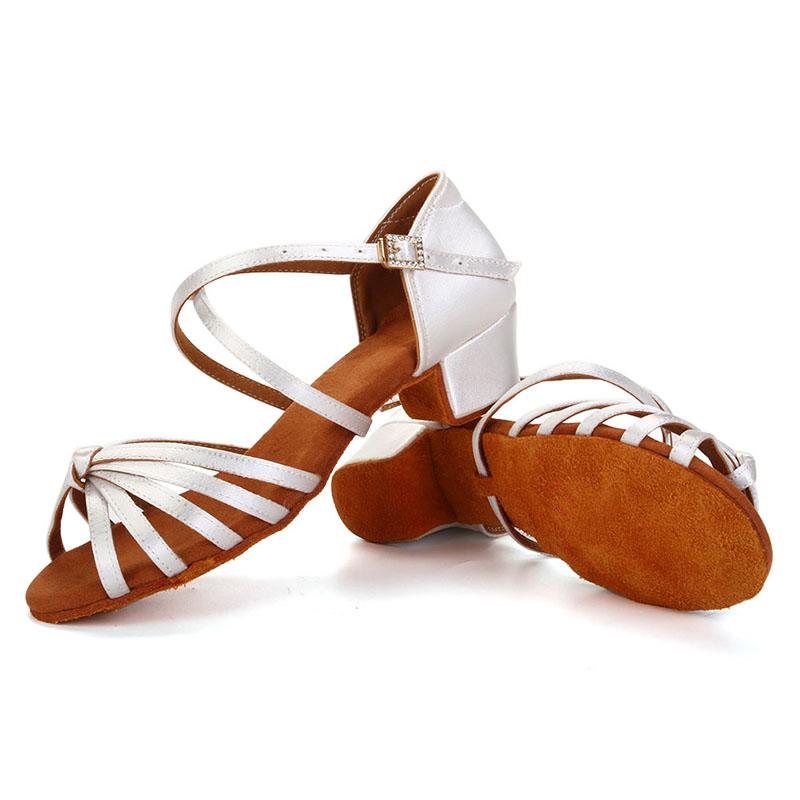 Women Ladies Latin Shoes High Heels Salsa Rumba Waltz Prom Ballroom Dance Sandals Defferent Heels