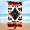 Newest Beach Towel Western Aztec Geometric Tribal Print Beach Towel Oversized Absorbent Outdoor Travel Bath Towel