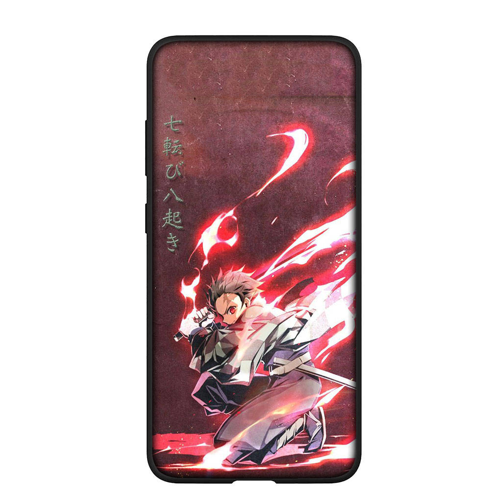 Phone Case for Samsung Galaxy S25 S24 S23 iPhone 16 15 Xiaomi Redmi Note 14 13 12 16E X 11 Pro Max OPPO Moto Huawei Akaza Demon Slayer Tanjirou Cover