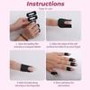 100Pcs U-Shape U-shaped Finger Grip Sticker Stripping Tape Anti-Overflow Tape  Manicure Tool