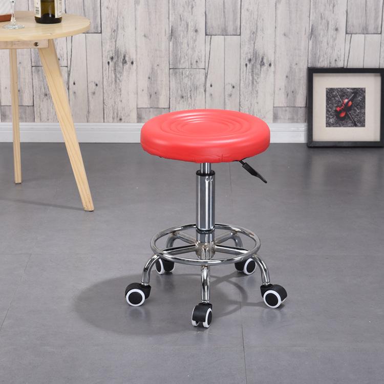 Adjustable Swivel Beauty Stool - Simple Lab & Bar Round Stool