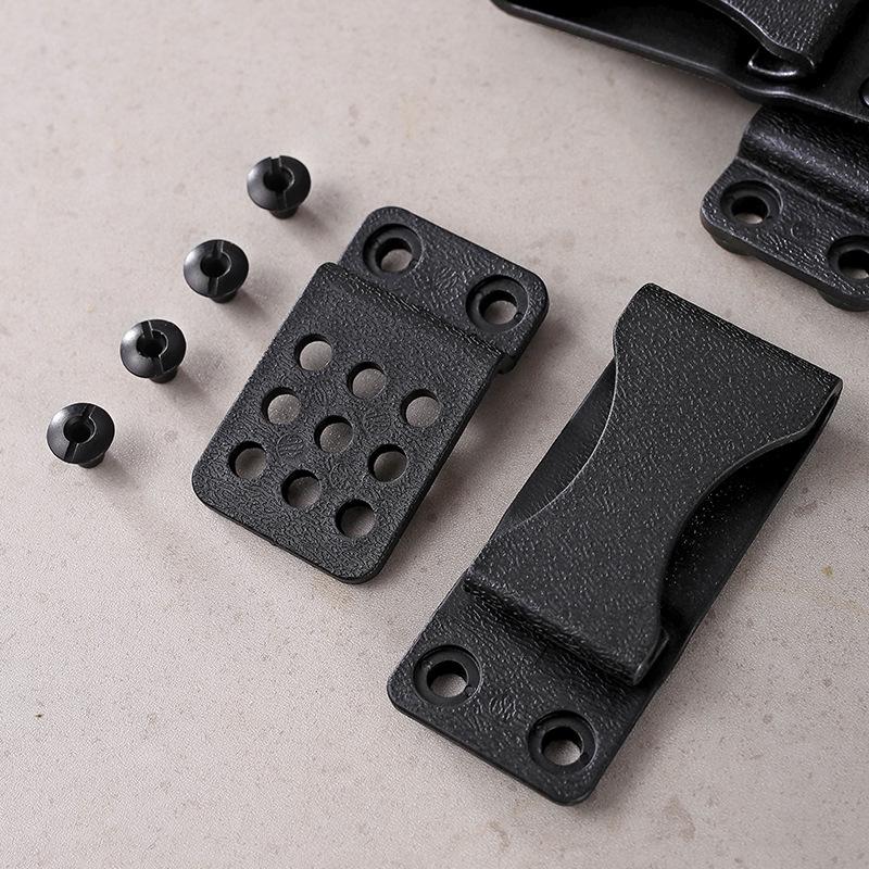 Outdoor Multifunctional Rotating Knife Sheath Belt Clip - Tactical, Detachable, and Versatile Accessory