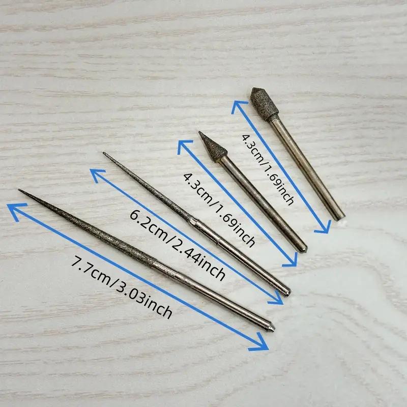 1 Set Reaming Drill Bit Shank Carving Needle Grinding Rods Mini Drill Engraving Drilling Tools Power Tools