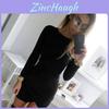 Elegant Women Slim Long Sleeve Mini Dress Bodycon Cocktail Dress Evening Party