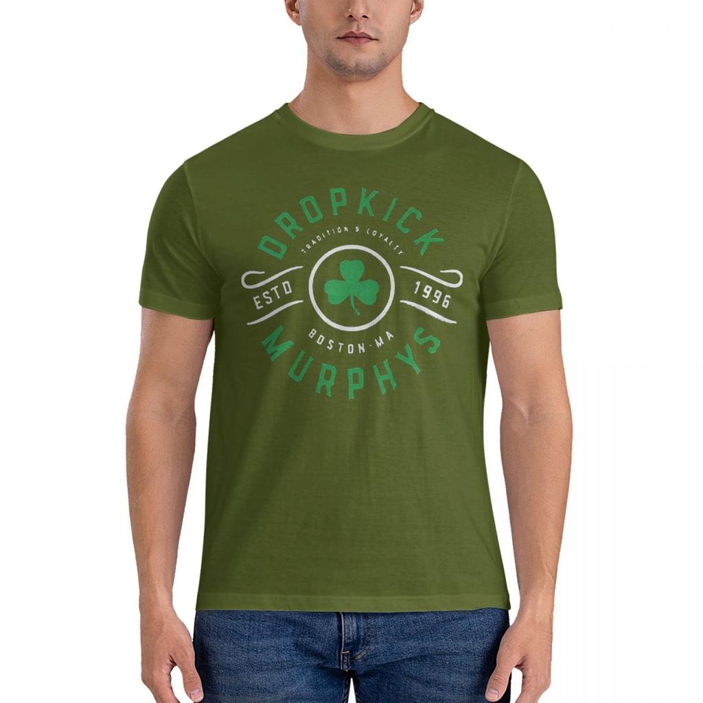 Maglietta da Uomo Rock Band Tempo Libero Puro Cotone T-shirt Manica Corta Dropkick Murphys T-shirt Girocollo Abbigliamento 4XL 5XL
