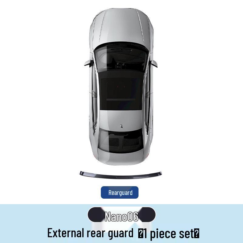 Nano 06 Threshold Strip: Welcome Pedal, Trunk Guard, and Tail Door Protection Trim