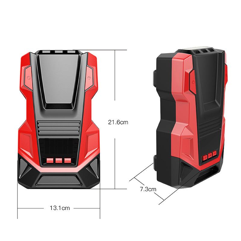 Car Tire Inflator Portable Air Compressor 150PSI Digital Air Pump AC220 DC12V with LED Light for Car Motorcycle Bicycle