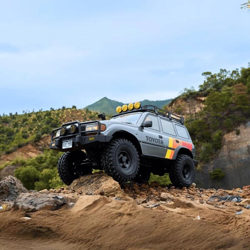 1/10 FCX10 FCX18 LC80 PRO Land Cruiser Brushless RC Crawler 4WD Brushless Toyota LC80 Simulation Crossing Climbing Car Model