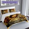 3pcs The Lord of the Rings pattern bedding set duvet cover set includes duvet cover &pillowcases, perfect all season bedroom decoration & gift