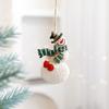 Santa Claus Hanging Pendants Christmas Tree Decor Resin Festive Decorations for Home Party Xmas DIY Gifts