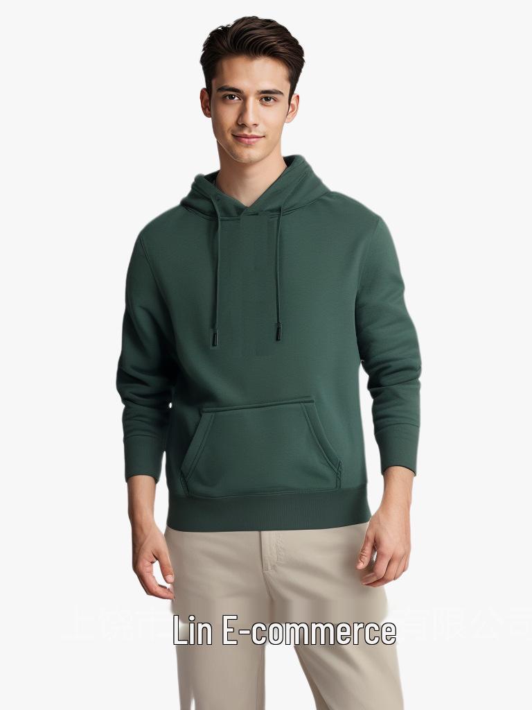 Unisex Solid Color European-Size Hooded Fleece Sweatshirt - Multiple Colors, Casual Sportswear Hoodie Pullover