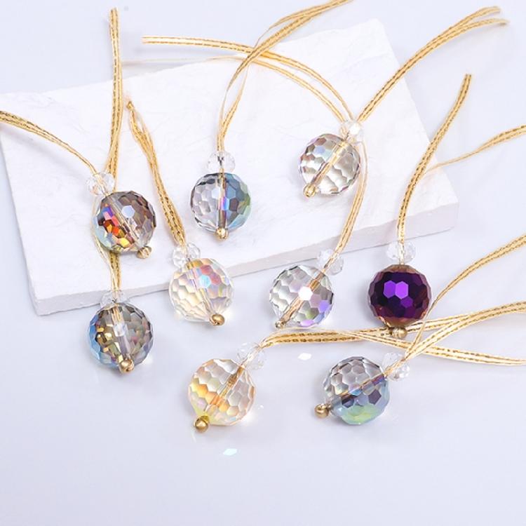 22mm Electroplated Fantasy Ball Bead Pendant Crystal Sun Catcher Diy Christmas Tree Hanging Pendant Ornaments