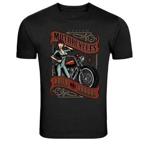 Custom Motorcycles Build Not Bought Pinup Biker Graphic Tee