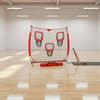 3-Hole Throwing Net Tooltool-Less Assembly Baseball Pitching Heavy Duty